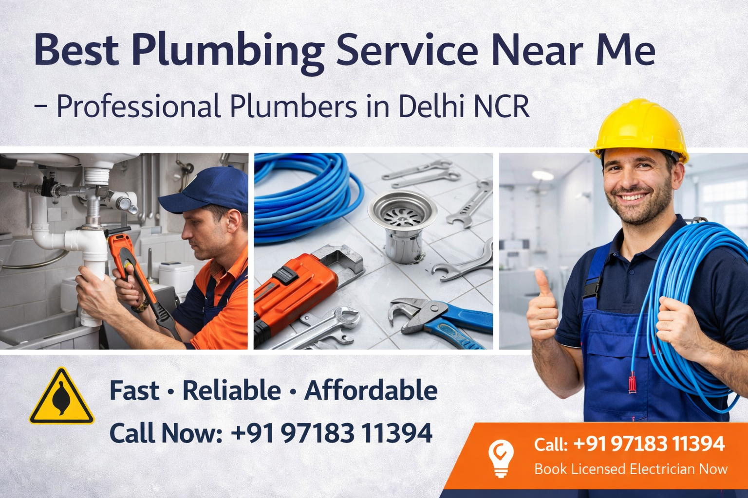 Best Plumbing Service Near Me – Trusted Plumbers in Delhi NCR